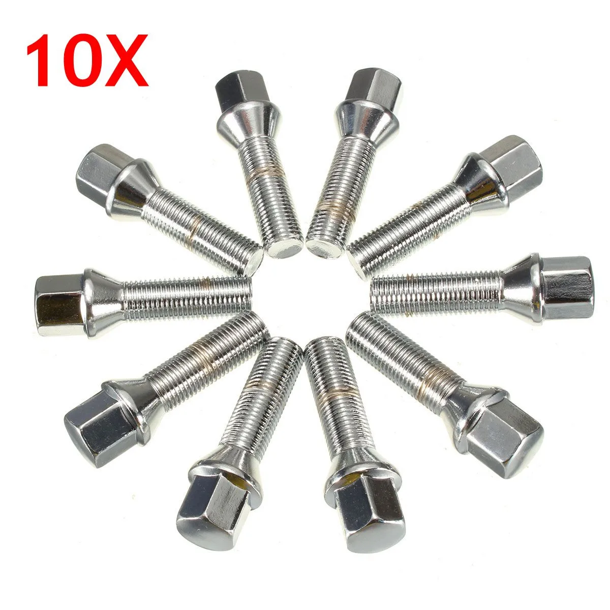 20 X M14X1.5 RADIUS 50MM LONG EXTENDED ALLOY WHEEL BOLTS FIT VW T4 TRANSPORTER