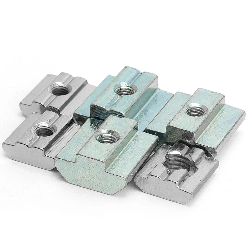 

Carbon Steel T Sliding Nut Block Zinc/Nickel Plated Used for Aluminum Profile 20/30/40/45-M3/M4/M5/M6/M8/M10