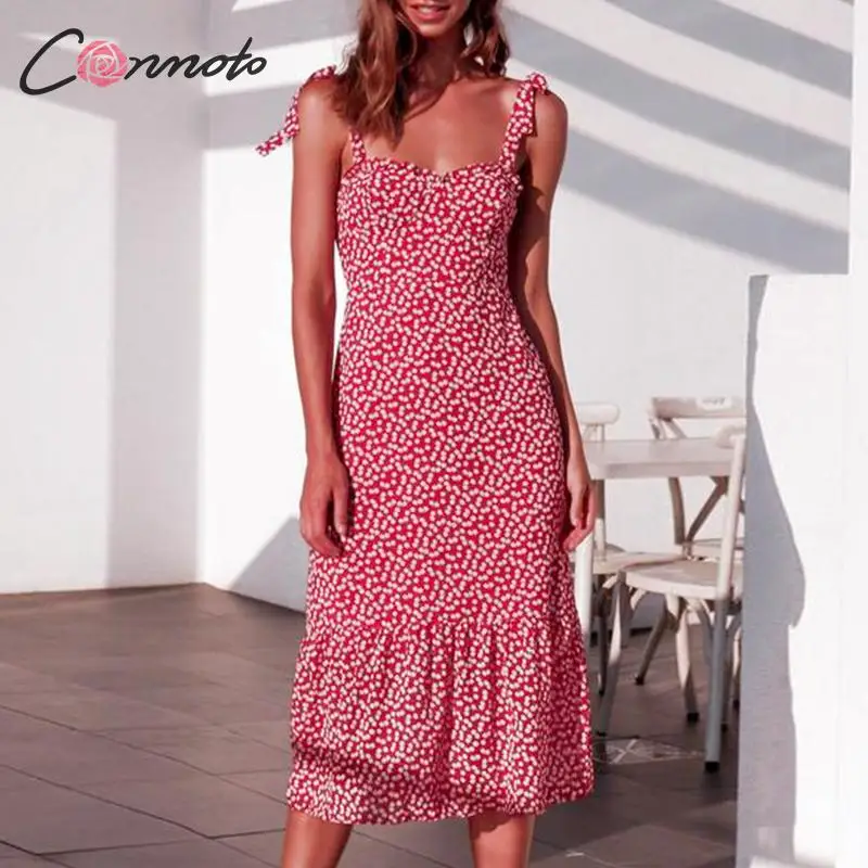 Conmoto Floral Print Red Dress Women Summer Strap Boho Midi Holiday Sundress 2019 Sexy Ruffle Pleated Backless Dress Vestidos
Conmoto Floral Print Red Dress Women Summer Strap Boho Midi Holiday Sundress 2019 Sexy Ruffle Pleated Backless Dress Vestidos