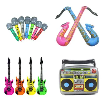 12pcs Guitar Keyboard Piano Instruments Aluminum Foil Inflatable Balloons Rock Toy Set for Children Kids Party
12pcs Guitar Keyboard Piano Instruments Aluminum Foil Inflatable Balloons Rock Toy Set for Children Kids Party