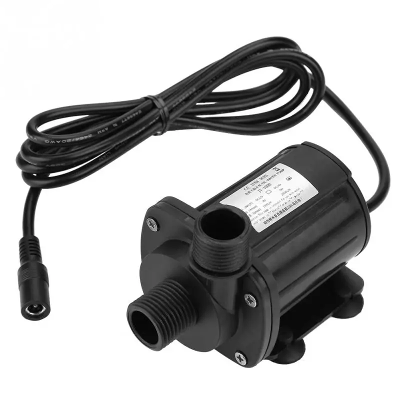 Low Noise JT-1000B-12 Mini 5M Hydraulic Head DC 12V Brushless Boost Water Pump 1500L/H Flow DC Pump Brand New For Garden Home
Low Noise JT-1000B-12 Mini 5M Hydraulic Head DC 12V Brushless Boost Water Pump 1500L/H Flow DC Pump Brand New For Garden Home