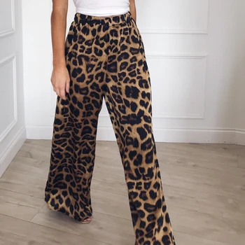 New 2019 women snake skin pattern wide leg pants elastic high waist ladies casual streetwear fashion trousers mujer
New 2019 women snake skin pattern wide leg pants elastic high waist ladies casual streetwear fashion trousers mujer