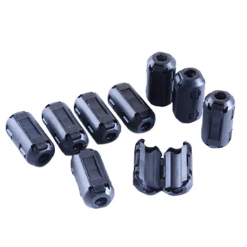Besegad 10pcs Clip on Design Ferrite Beads Ferrite Ring Core RFI EMI Noise Suppressor Filter Cable Clip for HDMI USB Cable 9mm
Besegad 10pcs Clip on Design Ferrite Beads Ferrite Ring Core RFI EMI Noise Suppressor Filter Cable Clip for HDMI USB Cable 9mm