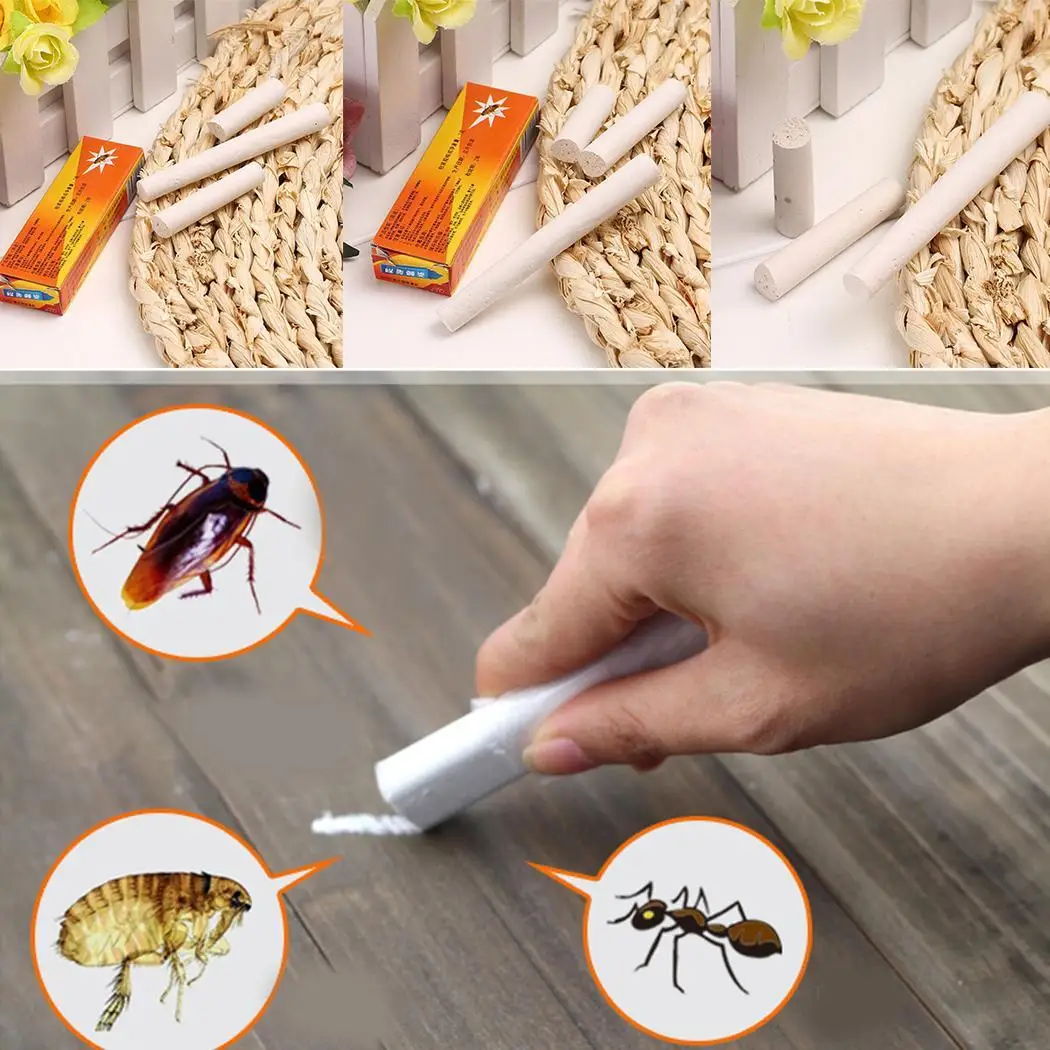 2Pcs Pest Control Magic Pen Chalk cockroach medicine insecticide Cockroach Killer Powder Killing Cockroaches, ants, fleas, lic
2Pcs Pest Control Magic Pen Chalk cockroach medicine insecticide Cockroach Killer Powder Killing Cockroaches, ants, fleas, lic