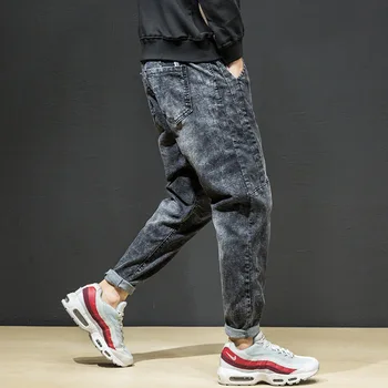 #2014 Fashion Retro Grey Casual Denim Harem Jeans Men Loose Japanese Plus Size Hip Hop Jeans Joggers Pants Men Elastic Waist
#2014 Fashion Retro Grey Casual Denim Harem Jeans Men Loose Japanese Plus Size Hip Hop Jeans Joggers Pants Men Elastic Waist