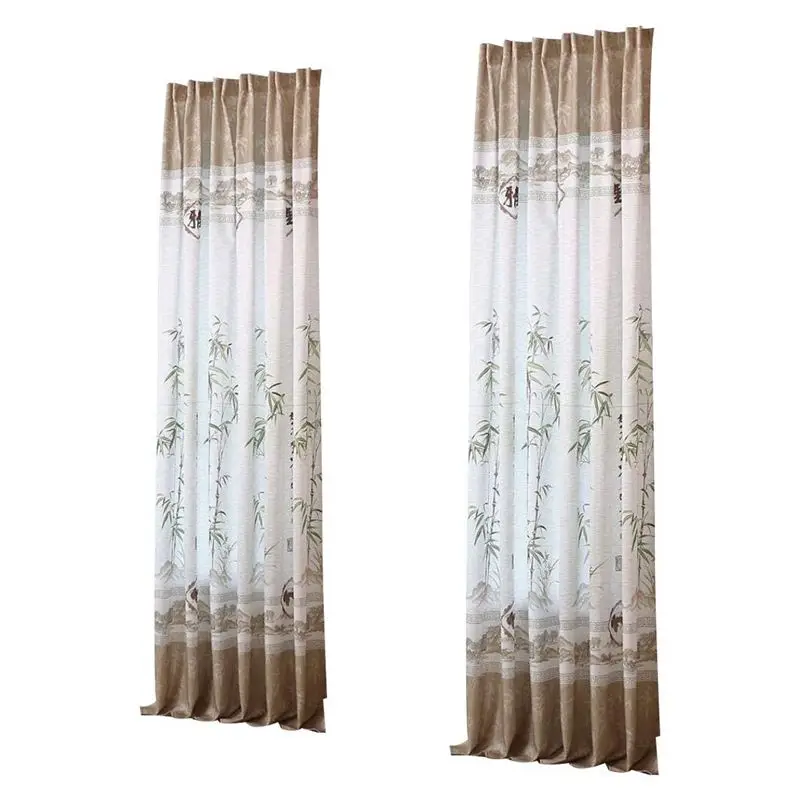 Curtains Living Room Modern Design Half Blackout Impression Curtains Bedroom Blinds 200x100cm (bamboo)
Curtains Living Room Modern Design Half Blackout Impression Curtains Bedroom Blinds 200x100cm (bamboo)