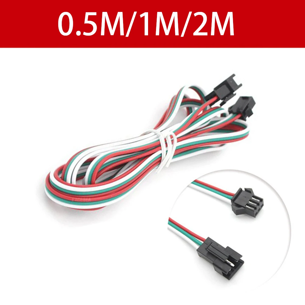 Useful LED Cable Connector WS2811/WS2812 Extension Cable Wire Female Connector 3 Pin For Strip Light SM2.54mm Adapter
Useful LED Cable Connector WS2811/WS2812 Extension Cable Wire Female Connector 3 Pin For Strip Light SM2.54mm Adapter