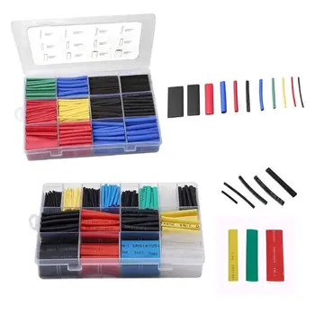 560/580pcs Insulation Shrinkable Tubes Assortment Heat Shrink Tubing Tube Polyolefin Cable Wire Sleeve Wrap
560/580pcs Insulation Shrinkable Tubes Assortment Heat Shrink Tubing Tube Polyolefin Cable Wire Sleeve Wrap