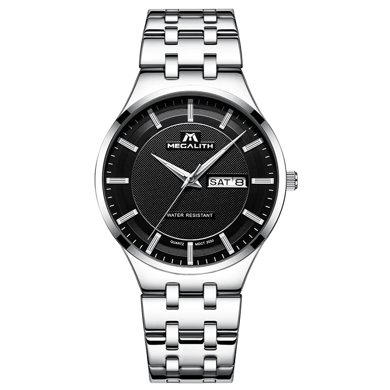 MEGALITH Waterproof Date Analogue Watches Men Ultra Thin Men's Watch Business Casual Analogue Quartz Wrist Watches Gents Clock
MEGALITH Waterproof Date Analogue Watches Men Ultra Thin Men's Watch Business Casual Analogue Quartz Wrist Watches Gents Clock