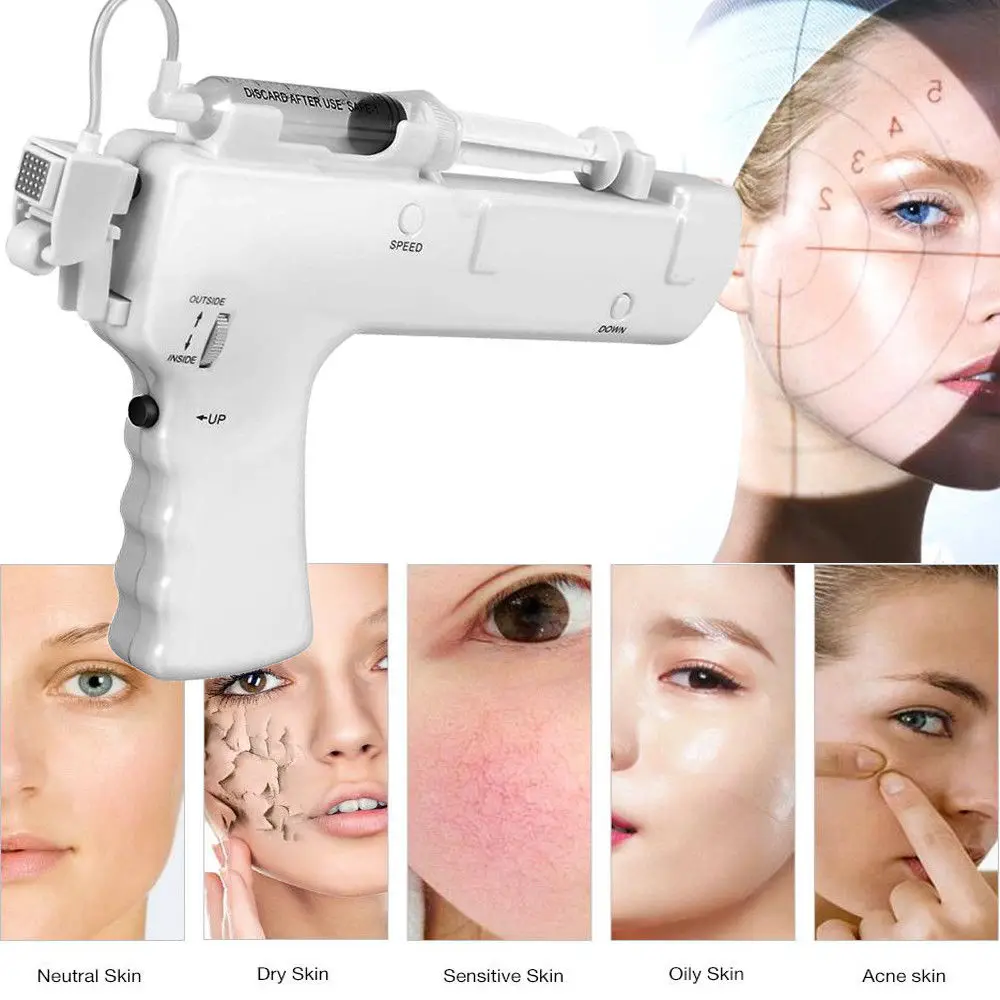 25D Vanadium Titanium Injection Guns Facial Microcrystal Skin Rejuvenation No Needles Device Injector Tightening Skin Care Tool
25D Vanadium Titanium Injection Guns Facial Microcrystal Skin Rejuvenation No Needles Device Injector Tightening Skin Care Tool