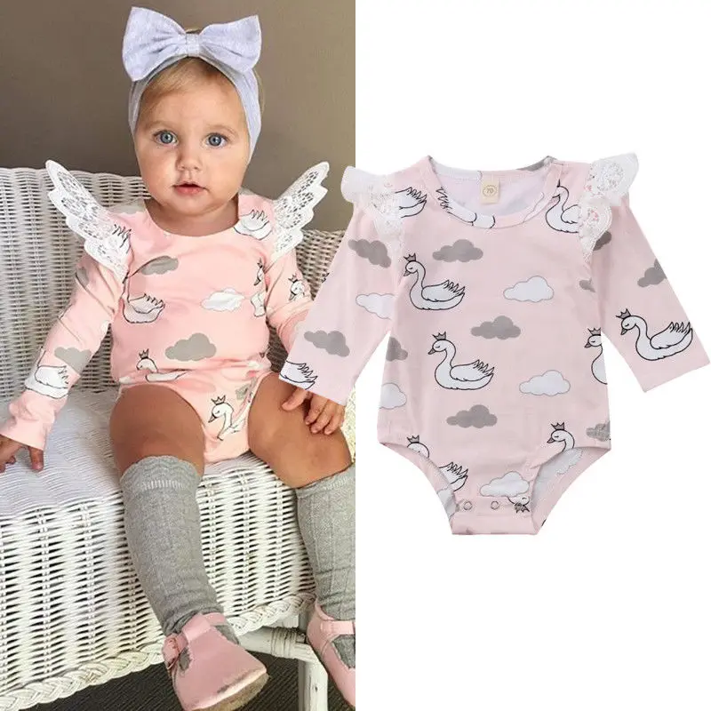 Pudcoco UK Newborn Baby Girl Clothes carters Sleeve Cartoon Swan Lace Bodysuit Jumpsuit Outfits Clothes
Pudcoco UK Newborn Baby Girl Clothes carters Sleeve Cartoon Swan Lace Bodysuit Jumpsuit Outfits Clothes