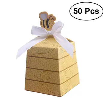 50Pcs Paper Baby Beehive Bowknot Favor Candy Boxes Party Baby Shower Birthday Decorations
50Pcs Paper Baby Beehive Bowknot Favor Candy Boxes Party Baby Shower Birthday Decorations