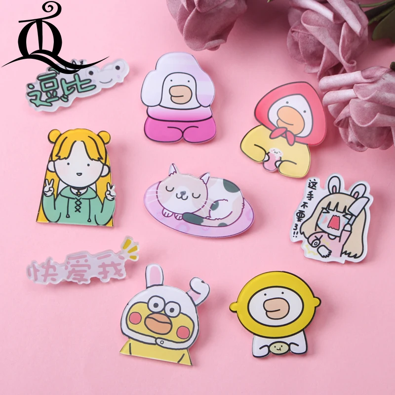 1PC Acrylic Brooches Cartoon hot beautiful duck Brooches Backpack Student Clothes Brooches Pins Bag Decor Brooch Badges Z46
1PC Acrylic Brooches Cartoon hot beautiful duck Brooches Backpack Student Clothes Brooches Pins Bag Decor Brooch Badges Z46
