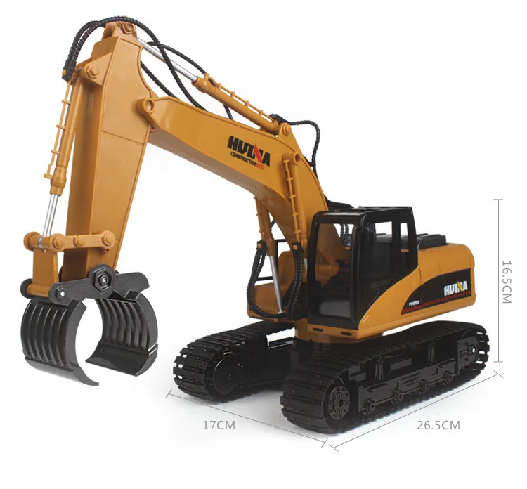 16CH RC Alloy Log Grabbing Machine With Independent Arms RC Log Grabber 360 Degree Spin Tank Tread Trunk HUINA 1570 1:14 2.4GHz
16CH RC Alloy Log Grabbing Machine With Independent Arms RC Log Grabber 360 Degree Spin Tank Tread Trunk HUINA 1570 1:14 2.4GHz