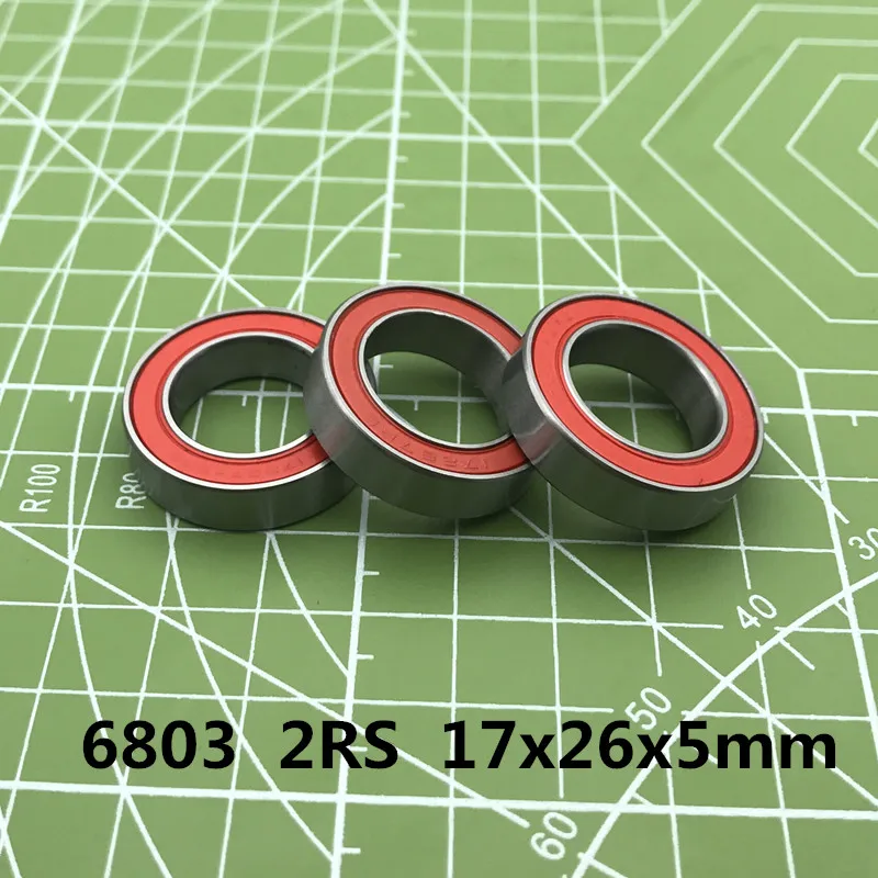 2019 Free Shipping 2pcs 6803-2rs 6803rs 6803 Rs 17*26*5mm Deep Groove Ball Bearings 17 X 26 5mm For Bicycle Par High Quality
2019 Free Shipping 2pcs 6803-2rs 6803rs 6803 Rs 17*26*5mm Deep Groove Ball Bearings 17 X 26 5mm For Bicycle Par High Quality