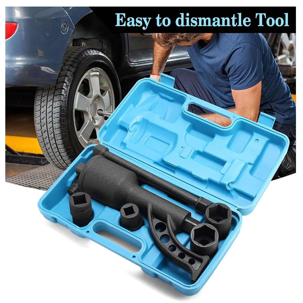 7PCS Torque Multiplier Wrench Lug Nut Lugnuts Remover Labor Saving Socket Car Wash Maintenance Engine Care Tire Tools Kit
7PCS Torque Multiplier Wrench Lug Nut Lugnuts Remover Labor Saving Socket Car Wash Maintenance Engine Care Tire Tools Kit