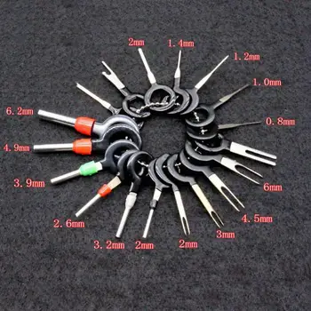 18PCS Car Wire Terminal Removal Tool Kit Wiring connector Pin Extractor Puller Tools Car Portable Modify Tool Set
18PCS Car Wire Terminal Removal Tool Kit Wiring connector Pin Extractor Puller Tools Car Portable Modify Tool Set