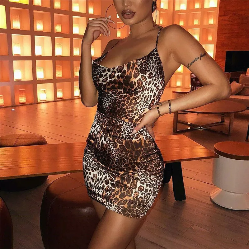 Sexy Women Bandage Bodycon Evening Party Short Mini Dress Leopard Print Off Shoulder Pencil Dress Backless Summer Strap Dresses
Sexy Women Bandage Bodycon Evening Party Short Mini Dress Leopard Print Off Shoulder Pencil Dress Backless Summer Strap Dresses