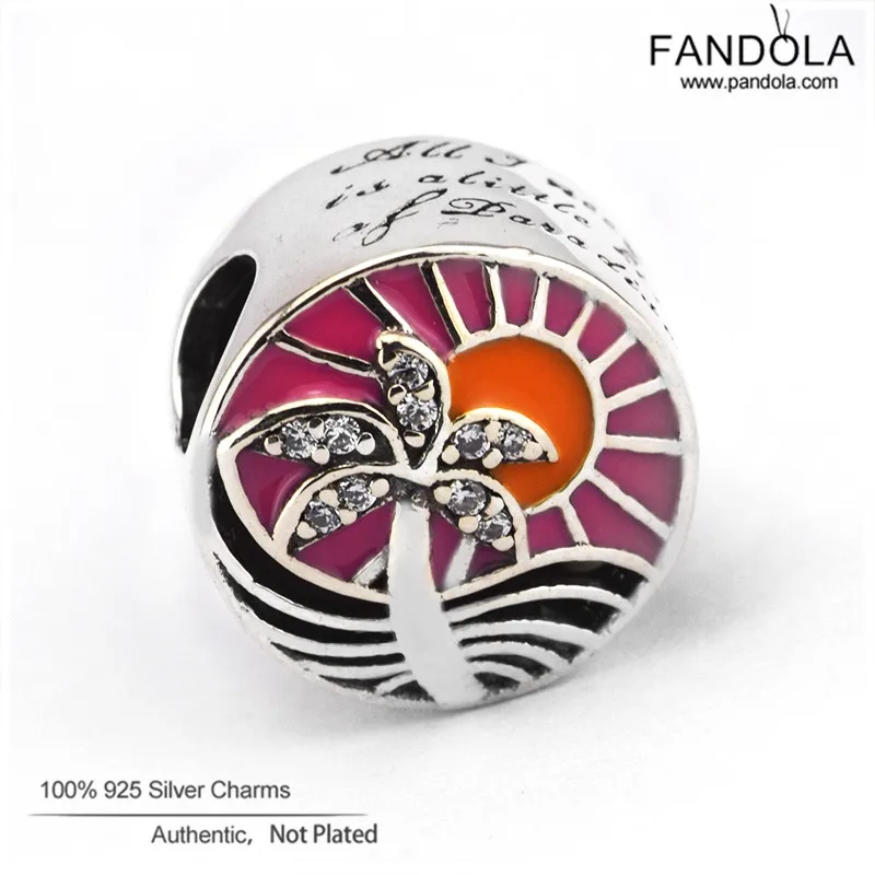 100% 925 Sterling Silver Mixed Enamel Tropical Sunset Charm Beads Fits Women Bracelet Argent Charm Silver 925 Jewelry perles
100% 925 Sterling Silver Mixed Enamel Tropical Sunset Charm Beads Fits Women Bracelet Argent Charm Silver 925 Jewelry perles