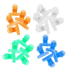 5 pcs 4 Cores Unha C Curva Clips de Extensão Multi-funcional Plástico Ferramenta Da Arte Do Prego Acessórios(China)