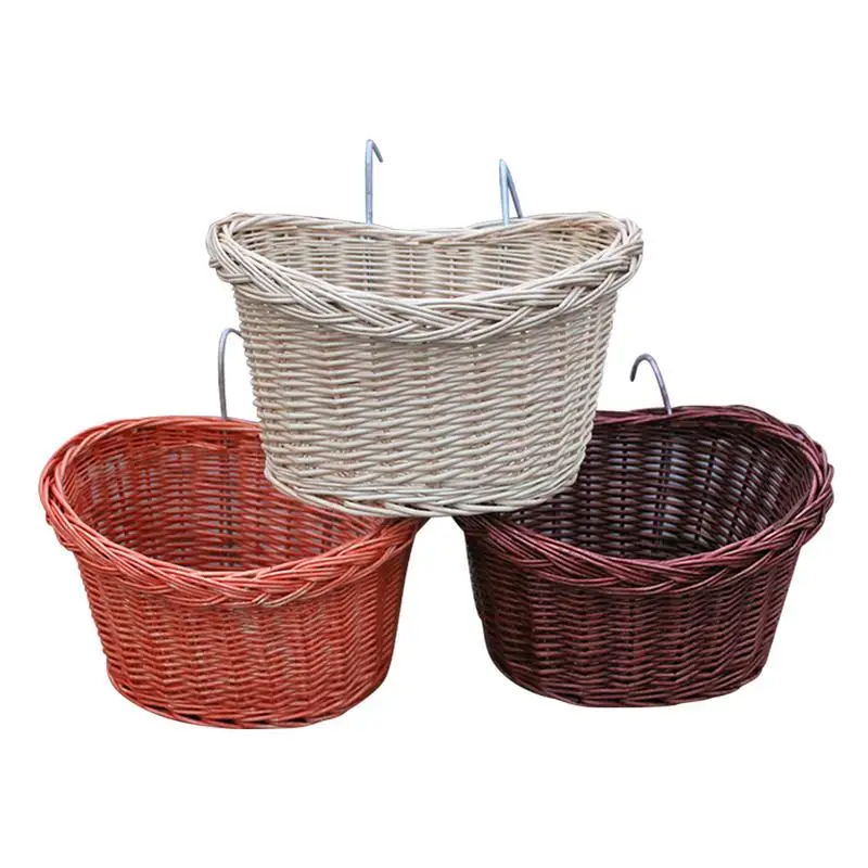 Vintage Wicker Bike Basket Bag Front Brown Adjustable Strap Cycling Top Tube Frame Front Carrier Bicycle Bag
Vintage Wicker Bike Basket Bag Front Brown Adjustable Strap Cycling Top Tube Frame Front Carrier Bicycle Bag