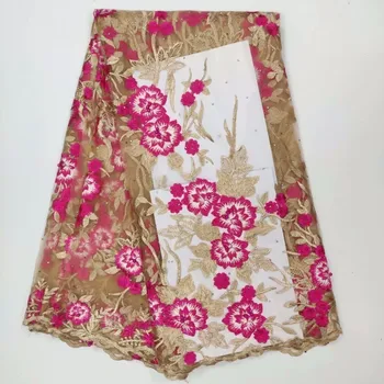 African Lace Fabric 2019 High Class African French Tulle Lace Fabric With Embroidered Guipure Nigerian Lace Fabric 5 Yards
African Lace Fabric 2019 High Class African French Tulle Lace Fabric With Embroidered Guipure Nigerian Lace Fabric 5 Yards