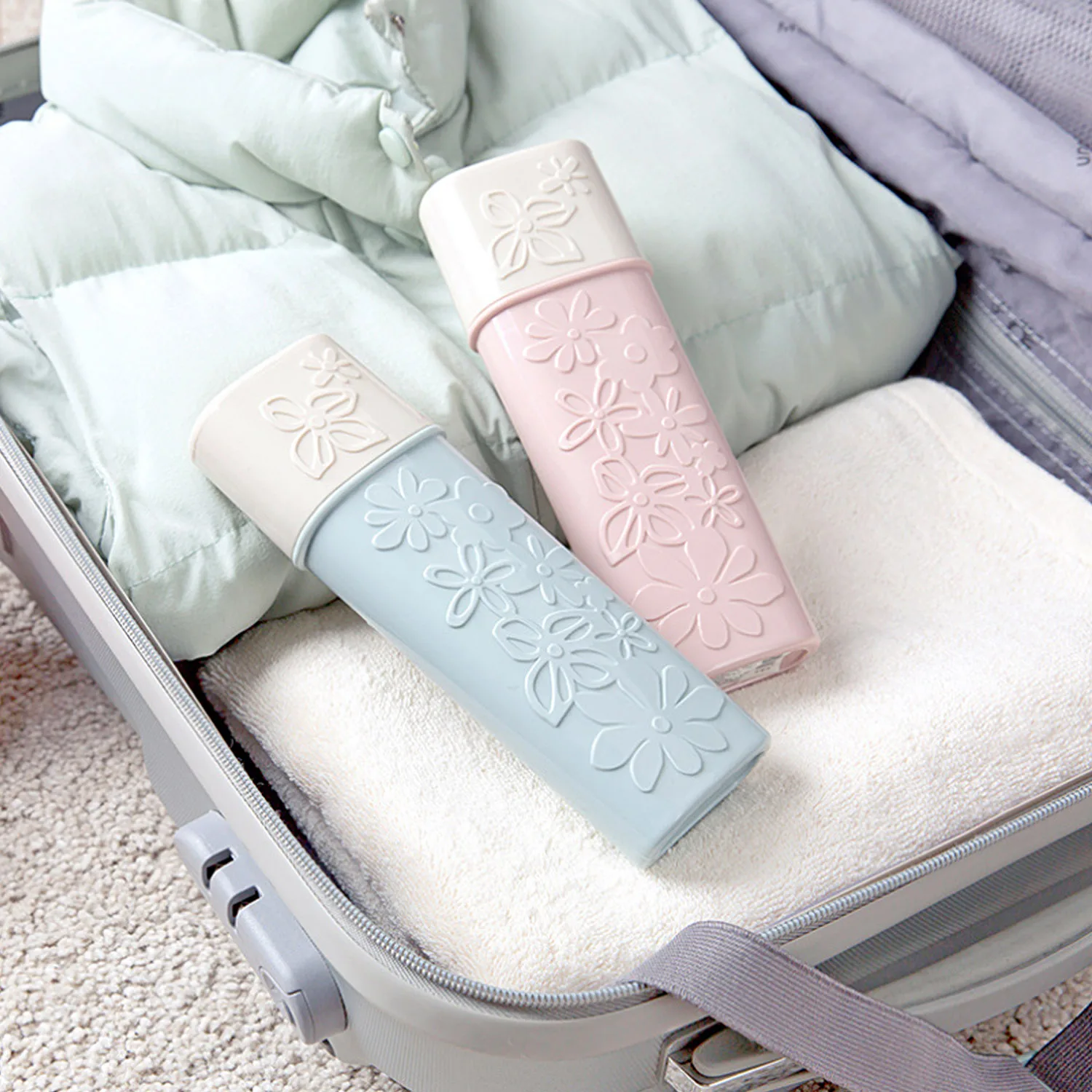 Behogar Portable Flower Carved Toothbrush Toothpaste Storage Holder Container Case Box for Outdoor Travel Camping Hiking
Behogar Portable Flower Carved Toothbrush Toothpaste Storage Holder Container Case Box for Outdoor Travel Camping Hiking