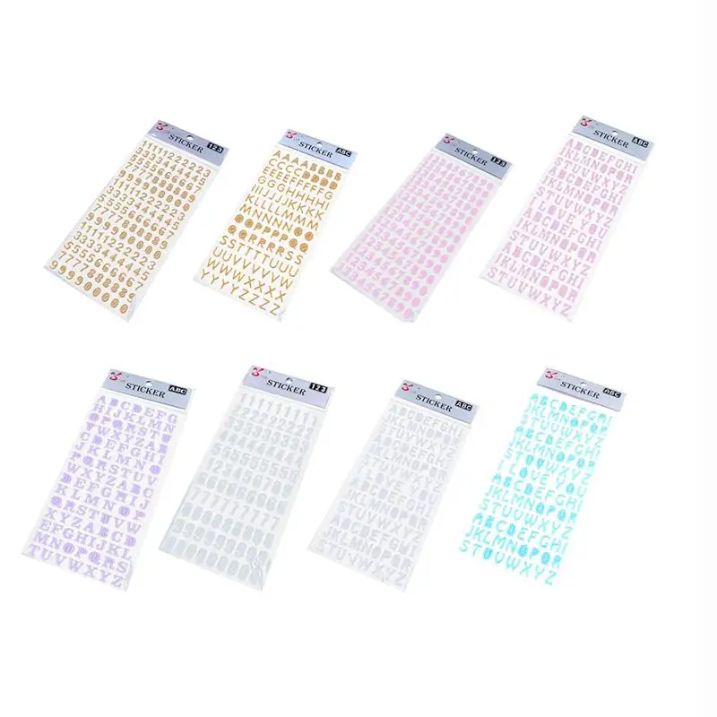 6 Sheets Colorful Letter Glitter Stickers Numbers Alphabet Stickers DIY Card Stock Stickers (Random Pattern)
6 Sheets Colorful Letter Glitter Stickers Numbers Alphabet Stickers DIY Card Stock Stickers (Random Pattern)