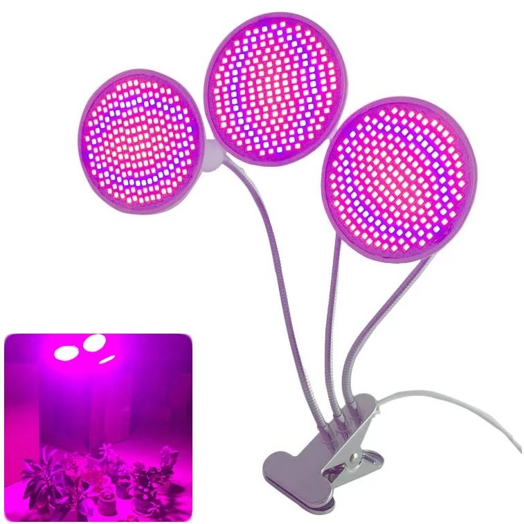 new 200 led 3 head plant grow light lamp tent for growing room greenhouse cultivo flower Hydroponics hydro | Лампы и освещение
