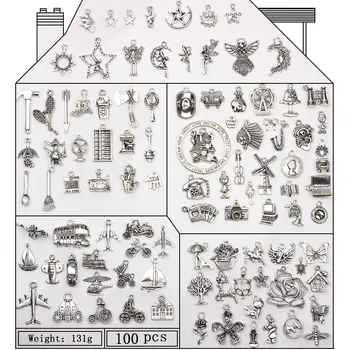 100Pcs Manufacturer Direct Tibetan Silver Accessories Bracelet Accessories DIY Accessories Home 100 a Set Pendant
100Pcs Manufacturer Direct Tibetan Silver Accessories Bracelet Accessories DIY Accessories Home 100 a Set Pendant