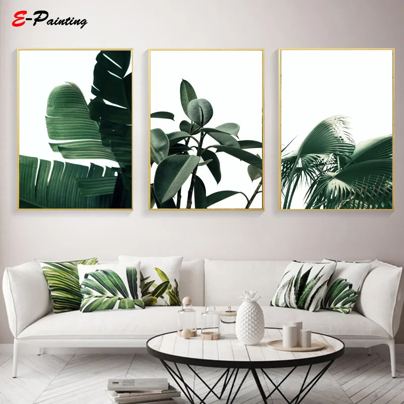 Modern Wall Art Tropical Green Plants Botanical Canvas Painting Posters Ficus Palm Banana Leaf Picture Living Room Home Decor
Modern Wall Art Tropical Green Plants Botanical Canvas Painting Posters Ficus Palm Banana Leaf Picture Living Room Home Decor