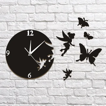 1Piece Fairy Angel Flew Away Wall Art Decorative Clock Flying Butterflies And Angel 3D Wall Clock Modern Design Nursery Decor
1Piece Fairy Angel Flew Away Wall Art Decorative Clock Flying Butterflies And Angel 3D Wall Clock Modern Design Nursery Decor