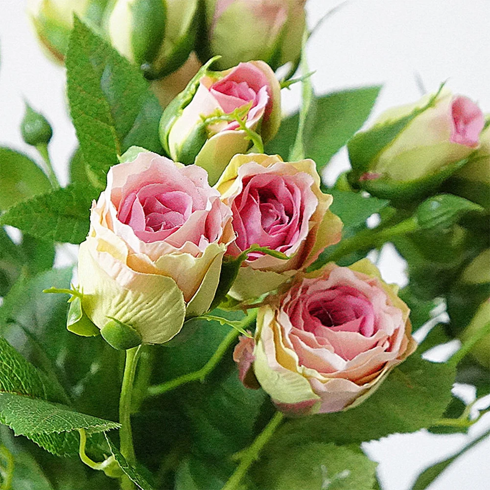 4 Heads 70cm Artificial Rose Branch Elena Rose Buds Decorative Flores Artificiales DIY Wedding Home Soft Photography Deciration
4 Heads 70cm Artificial Rose Branch Elena Rose Buds Decorative Flores Artificiales DIY Wedding Home Soft Photography Deciration