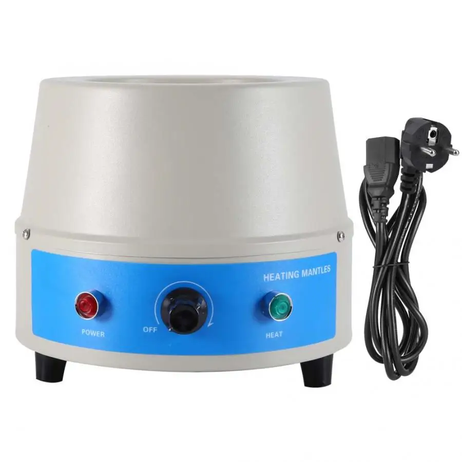 EU/US Plug 500ml Electric Digital Temperature Controller Heating Mantle Tool 220V Hemispherical Internal Heat Heater
EU/US Plug 500ml Electric Digital Temperature Controller Heating Mantle Tool 220V Hemispherical Internal Heat Heater