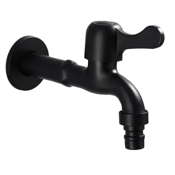 Bathroom Black Single Cold Tap Wall Single Tap Cold Water Faucet Garden Black Tap,4 Points Faucet Faucet
Bathroom Black Single Cold Tap Wall Single Tap Cold Water Faucet Garden Black Tap,4 Points Faucet Faucet