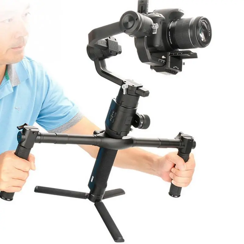 Aluminum Dual Handle Grip for DJI Ronin-S Stabilizer Dual Handheld Extended Handle handgrips for DJI Gimbal Stabilizer
Aluminum Dual Handle Grip for DJI Ronin-S Stabilizer Dual Handheld Extended Handle handgrips for DJI Gimbal Stabilizer