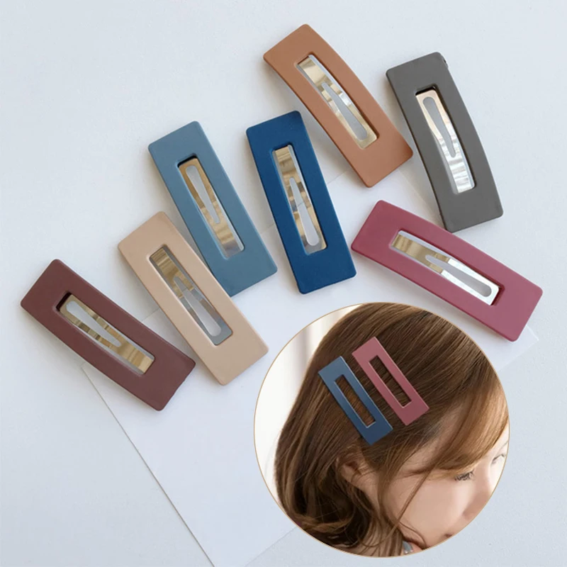 Acrylic Hair Accessories Rectangle Colours Scrub Ellipse Gifts Korean BB Clips Graceful Fringe 1PC/2PCS Candy Color
Acrylic Hair Accessories Rectangle Colours Scrub Ellipse Gifts Korean BB Clips Graceful Fringe 1PC/2PCS Candy Color