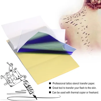 15 Sheets Tattooing Transfer Paper Carbon Thermal Stencil Copier Paper Tracing Paper with 4 Layers Tattoo Art Sticker
15 Sheets Tattooing Transfer Paper Carbon Thermal Stencil Copier Paper Tracing Paper with 4 Layers Tattoo Art Sticker