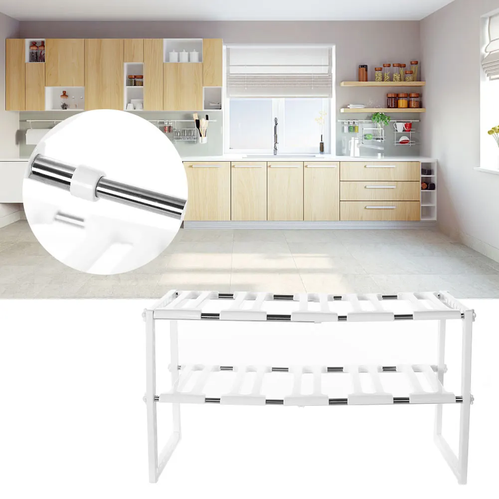 High quality Stainless Steel Telescopic Shelving Storage Rack Shelf Holder Organizer for Kitchen Bathroom
High quality Stainless Steel Telescopic Shelving Storage Rack Shelf Holder Organizer for Kitchen Bathroom