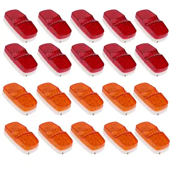 Overseas 20Pcs Marker LED Light Roof Rear Side Lights Lamp for Trailer Truck SUV Amber/Red Side Marker Light
Overseas 20Pcs Marker LED Light Roof Rear Side Lights Lamp for Trailer Truck SUV Amber/Red Side Marker Light