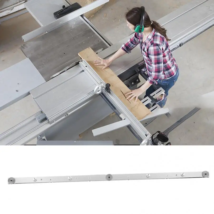 Linear Slide 650mm Aluminum Alloy Rail Miter Bar Slider Table Saw Gauge Rod Miter Gauge Geleiderail
Linear Slide 650mm Aluminum Alloy Rail Miter Bar Slider Table Saw Gauge Rod Miter Gauge Geleiderail