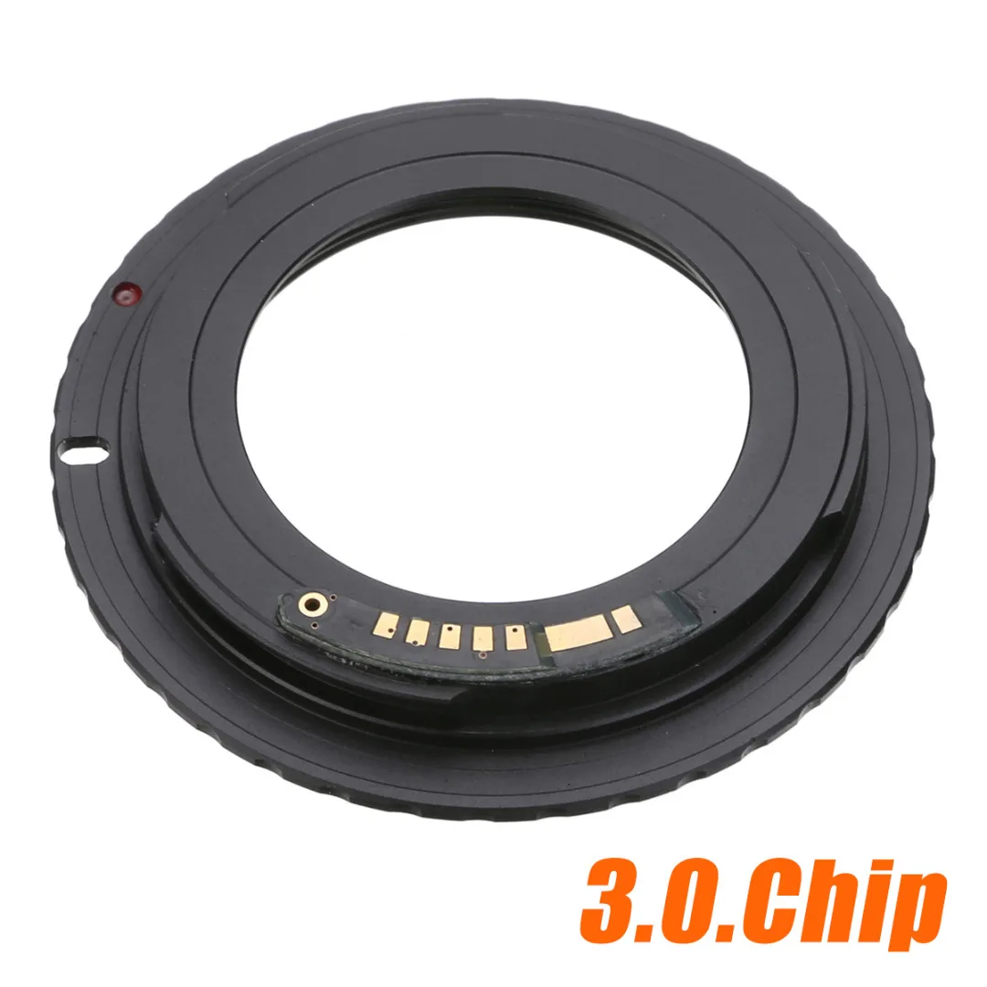 Newest Black AF III Confirm M42 Chips Lens to EOS Adapter For Canon Camera EF Mount Ring
Newest Black AF III Confirm M42 Chips Lens to EOS Adapter For Canon Camera EF Mount Ring
