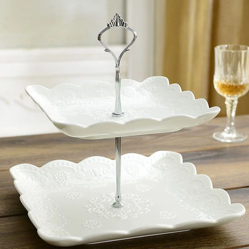 Cake Plate Stand For 2 layers or 3 layers 2/3-Tier Cake Plate Stand Handle Fitting Hardware Rod Wedding Party Decor
Cake Plate Stand For 2 layers or 3 layers 2/3-Tier Cake Plate Stand Handle Fitting Hardware Rod Wedding Party Decor