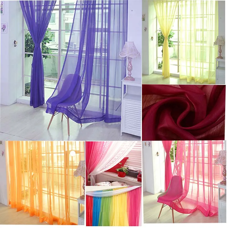 2pcs Home Curtains 200cm×100cm Chiffon Material Tulle for Living Room Hotel Restaurant Decorating Kitchen Window Decor
2pcs Home Curtains 200cm×100cm Chiffon Material Tulle for Living Room Hotel Restaurant Decorating Kitchen Window Decor