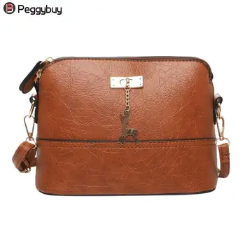 11 colors Luxury Brand Women Sling Oil Wax Leather Shell Bag Fashion Deer Decor Shoulder Crossbody Bags for Women
11 colors Luxury Brand Women Sling Oil Wax Leather Shell Bag Fashion Deer Decor Shoulder Crossbody Bags for Women