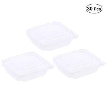 30pcs Hinged Plastic Box Disposable Transparent Storage Containers Organizer Case for Holding Fruits Vegetables Desserts
30pcs Hinged Plastic Box Disposable Transparent Storage Containers Organizer Case for Holding Fruits Vegetables Desserts