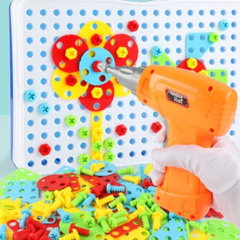 Children DIY Electric Drill Screw Assembly On Jigsaw Puzzle No Battery Pretend Play Tool Toys 2-Way Simulation Electric Drill
Children DIY Electric Drill Screw Assembly On Jigsaw Puzzle No Battery Pretend Play Tool Toys 2-Way Simulation Electric Drill