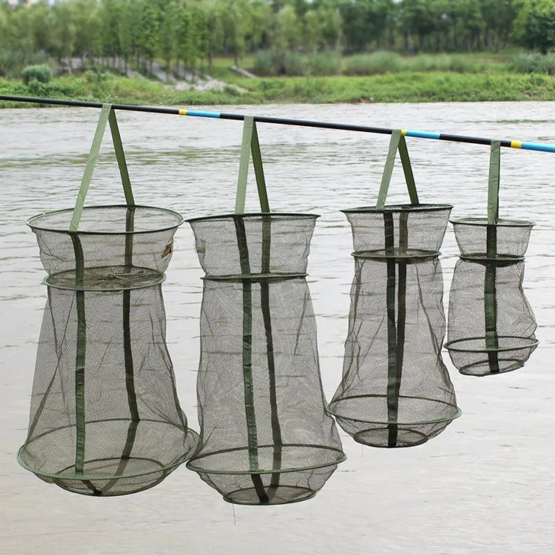 3 Layers Quick-dry Fishing Net Folding Mesh Net Shrimp Fishing Tackle Minnow Fishing Net Bait Trap Cast Dip Net Cage 4 Sizes
3 Layers Quick-dry Fishing Net Folding Mesh Net Shrimp Fishing Tackle Minnow Fishing Net Bait Trap Cast Dip Net Cage 4 Sizes