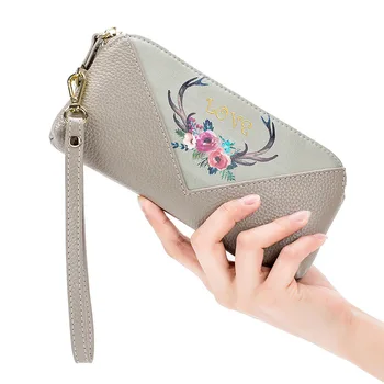 Hot Sale Genuine Leather Women Long Wallet Zipper Clamp Coin Purse Card Holder Lady Wallet With Cell Phone Pocket Money Bag
Hot Sale Genuine Leather Women Long Wallet Zipper Clamp Coin Purse Card Holder Lady Wallet With Cell Phone Pocket Money Bag