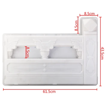 1pc Garden Lawn Pathmate Fence Mold Plastic DIY Concrete Rectangle Mold Flower Pool Plastic Mold Brick Courtyard Decoration
1pc Garden Lawn Pathmate Fence Mold Plastic DIY Concrete Rectangle Mold Flower Pool Plastic Mold Brick Courtyard Decoration